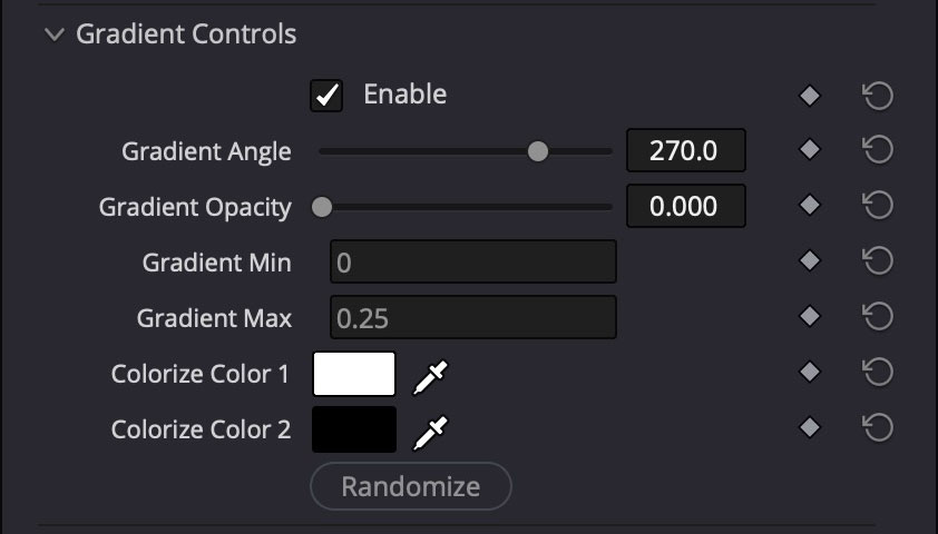Gradient Controls